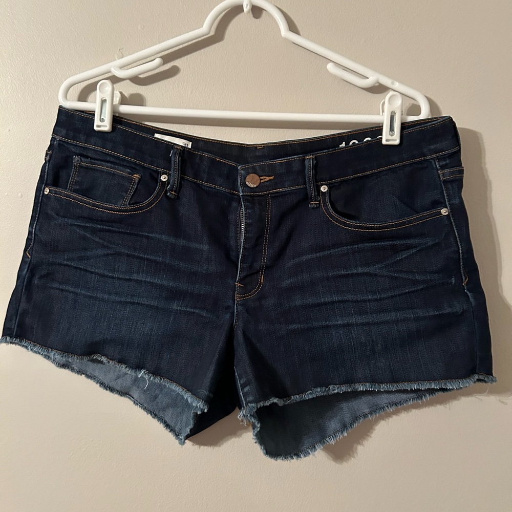 Dark Denim Gap Jean Shorts